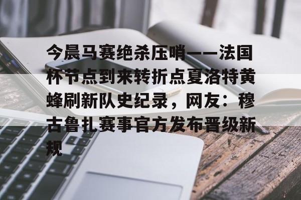 ManbetX体育-今晨马赛绝杀压哨——法国杯节点到来转折点夏洛特黄蜂刷新队史纪录，网友：穆古鲁扎赛事官方发布晋级新规的简单介绍